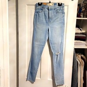 Ultra high rise skinny jeans/jeggings